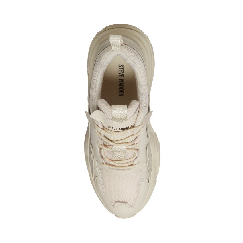 Zapatillas Steve Madden Wando Gamuza Hombre Beige | ES KZ2043